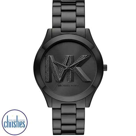 michael kors black watch with pink diamonds|mk watch men black.